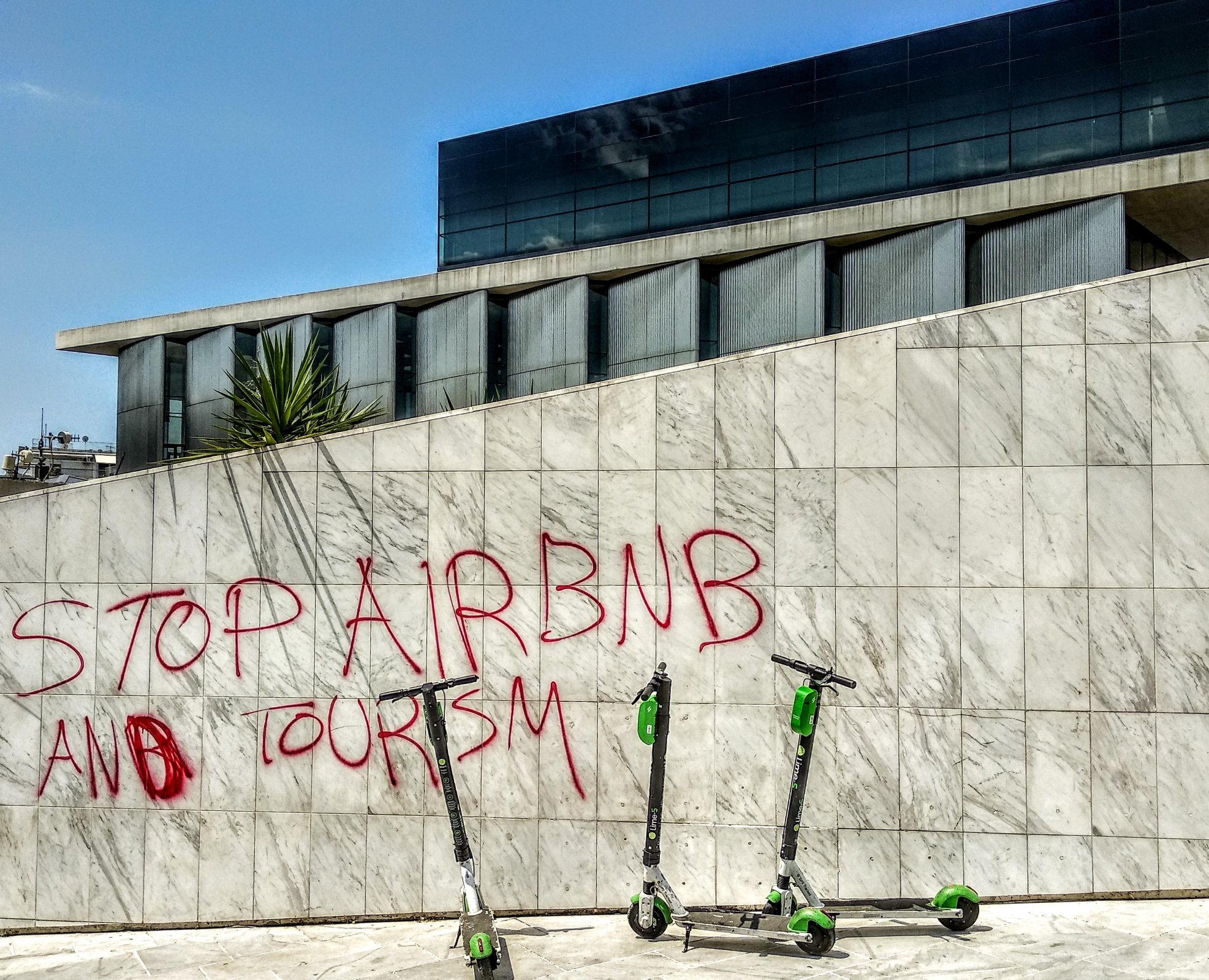 “Tourism owns the hood:” The Emergence of Anti-Airbnb Graffiti in Athens